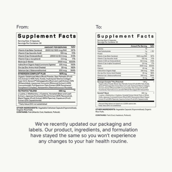 Nutrafol Women's Balance Hair Growth Supplements, Ages 45 and Up, Clinically Proven for Visibly Thicker Hair and Scalp Coverage, Dermatologist Recommended - 1 Month Supply - Image 11