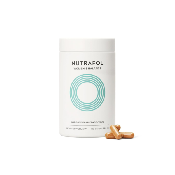 Nutrafol Women's Balance Hair Growth Supplements, Ages 45 and Up, Clinically Proven for Visibly Thicker Hair and Scalp Coverage, Dermatologist Recommended - 1 Month Supply