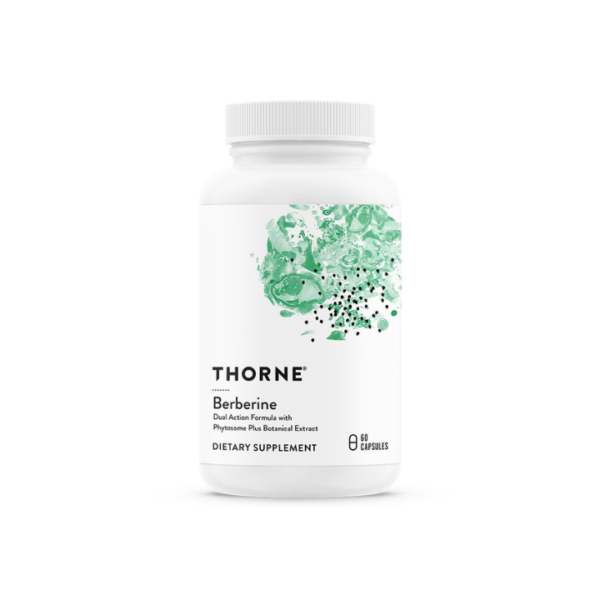 THORNE Berberine 1000 mg per Serving - Botanical Supplement - Support Heart Health, Immune System, Healthy GI, Cholesterol - Gluten-Free, Dairy-Free - 60 Capsules - 30 Servings