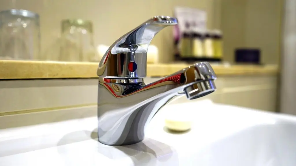 Bathroom counter with sink